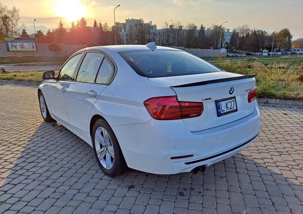 BMW Seria 3 cena 72999 przebieg: 141500, rok produkcji 2016 z Zamość małe 137